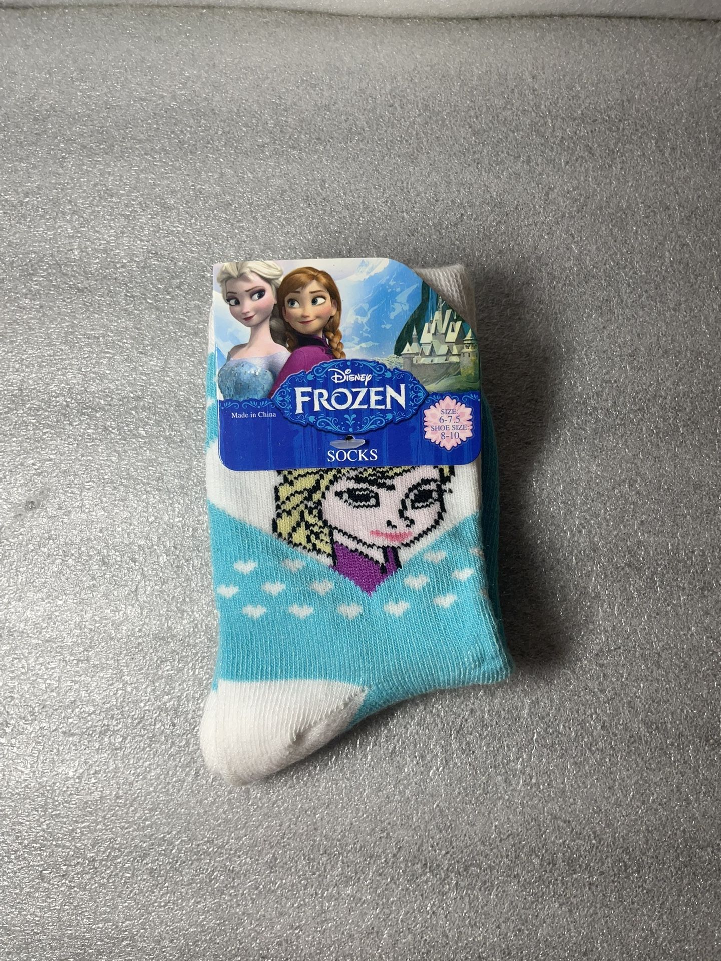 Disney Frozen Elsa Socks Child Kid Shoe Size 8-10