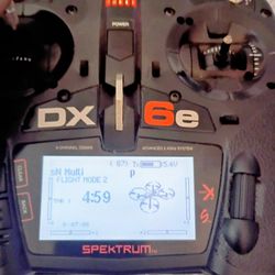 DX 6e Remote Transmitter For Drones, Helicopters, Planes, Etc.