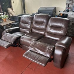 Free 3 Seat Recliner Sofa