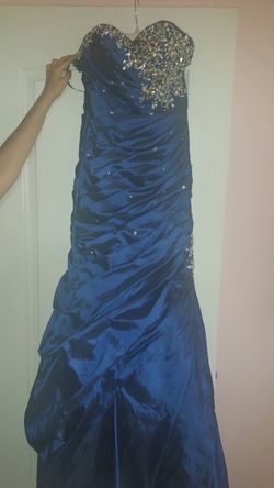 Prevue Blue Prom Dress