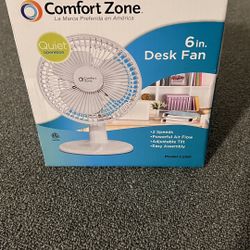 Comfort Zone, Quite  Portable Desk, Fan 