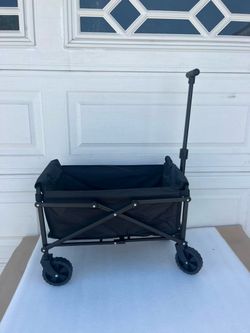 Mini Black folding utility wagon