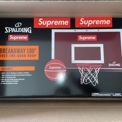 *IN HAND* SUPREME®/SPALDING® MINI BASKETBALL HOOP🔥