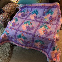 The little mermaid Handmade Quilt