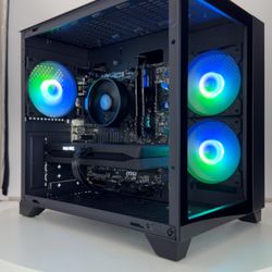 *NEW* Intel ARC B580 AMD Ryzen 5 5500 16GB DDR4 RAM 500GB SSD RGB Gaming PC