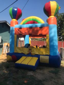 Inflatable Bounce House Hot Air Balloon Theme