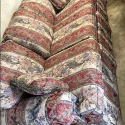 Floral Print Couch 