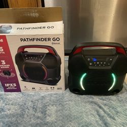 ION Pathfinder Go 65W Portable Bluetooth Speaker – Waterproof Outdoor Speaker | Radio | Compact Power 