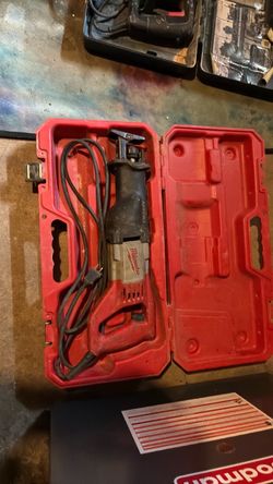 Milwaukee Sawzall Corded Reciprocating Saw with Case