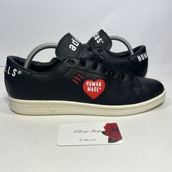 Human Made x Adidas Stan Smith ‘Black’ (FY0736) Shoes Size: 9 M