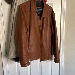 Canali Men’s Fine Leather Jacket 