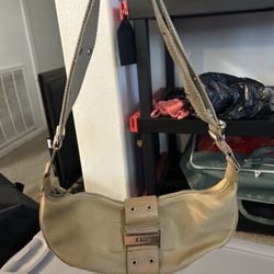 Dior Shoulder Bag & Green Girl Power Jeans