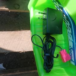 Kid Trax 12v Glow Atv Ride On Toy Green With LED lights And Rechargeable Battery