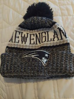 New England Patriots Knit Pom Beanie