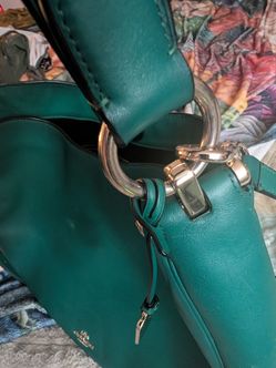 original coach vintage beautiful teal color