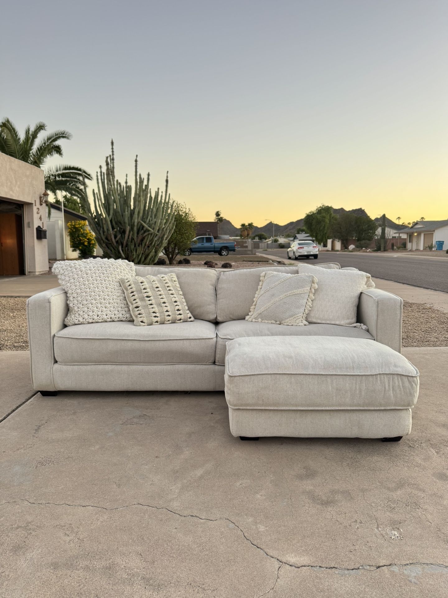 Ashley Sofa ( Delivery Available )