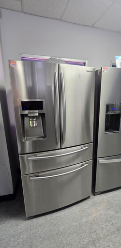 Samsung 4‑Door French Door Fridge – Stainless, Ice/Water Dispenser