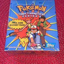 Pokemon Topps Series 2 Collectors Edition (rainbow Foil) Booster Box