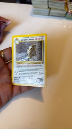 Giovanni's Persian Pokémon Trading Card