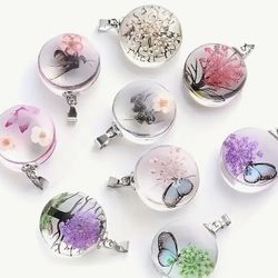 🌸💘BEAUTIFUL GLASS CHARMS WITH CORD🌸