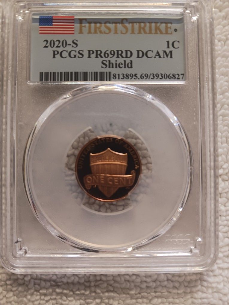 2020-S Lincoln Shield Penny PR69RD