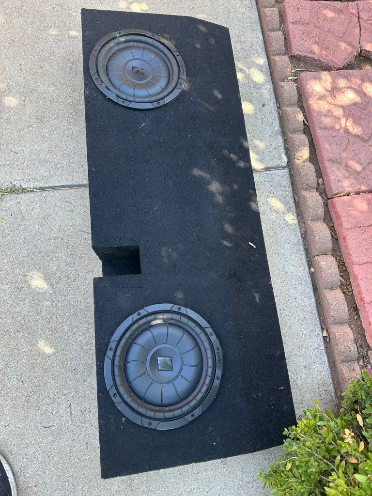 Kicker Subwoofer With Tacoma Box 