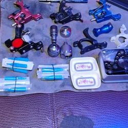 Tattoo Machines With Supplies