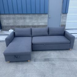 Article Nordby 104” Sleeper Sectional – Henge Gray