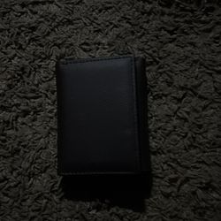 3 fold leather wallet
