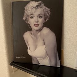 Marilyn Monroe Black And White Canvas Art