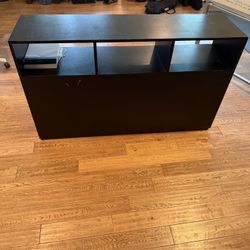 Black Wood TV Stand/Shelf