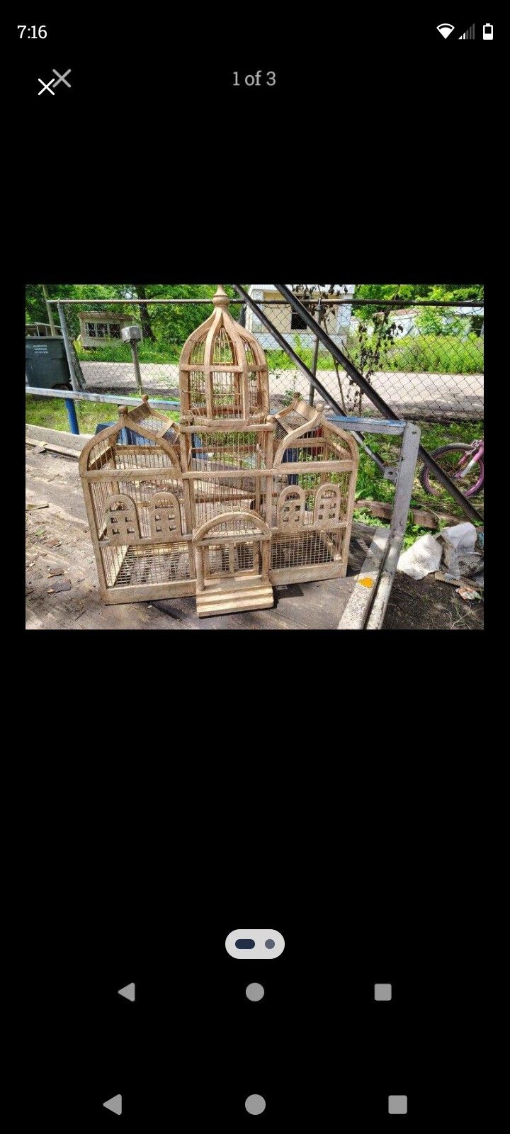 Vintage Bird Cage
