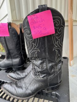 Used Ostrich Boots Men’s Size 9