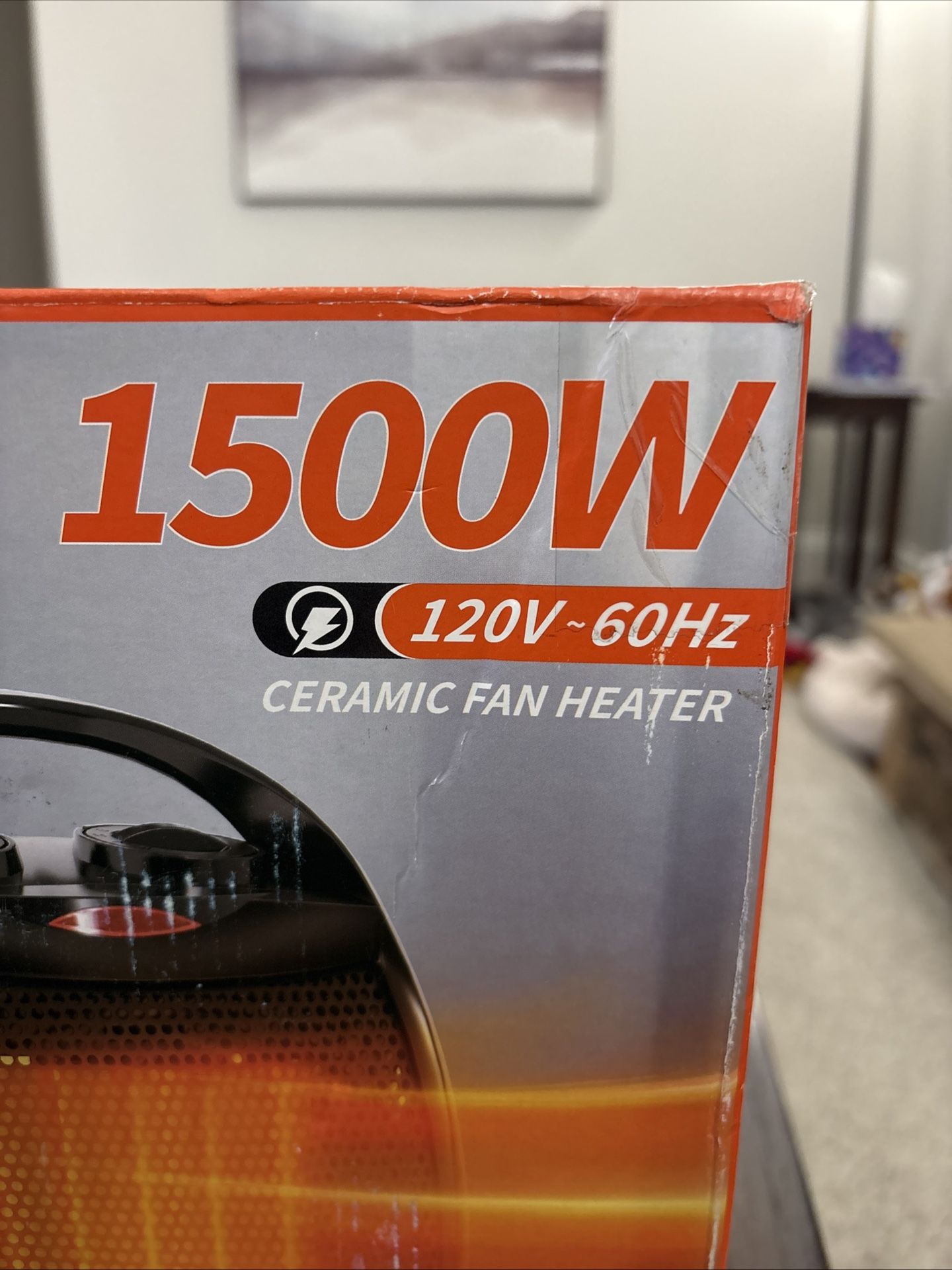 Portable 1500W/950W Space Heater for Home - Ceramic Space Heater Home - Electric