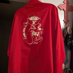 Vintage Fresno State bulldog windbreaker 1980