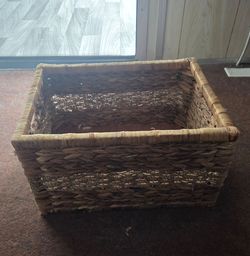 rectangular storage basket