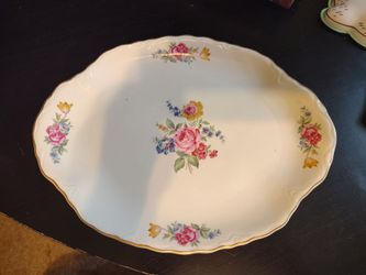 Oval serving platter