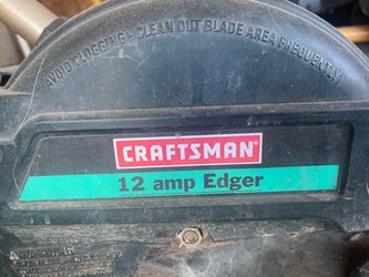 Craftsman 12 amp edger corded