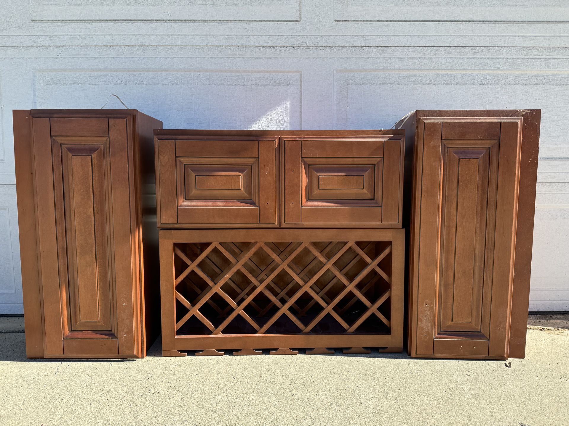 Wine Rack And Cabinets