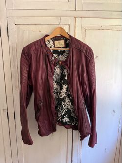 Scotch and Soda Leather Motorcycle Jacket