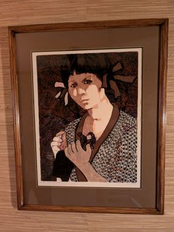 Mary Michel Serigraph Print "November" (signed, E/75)