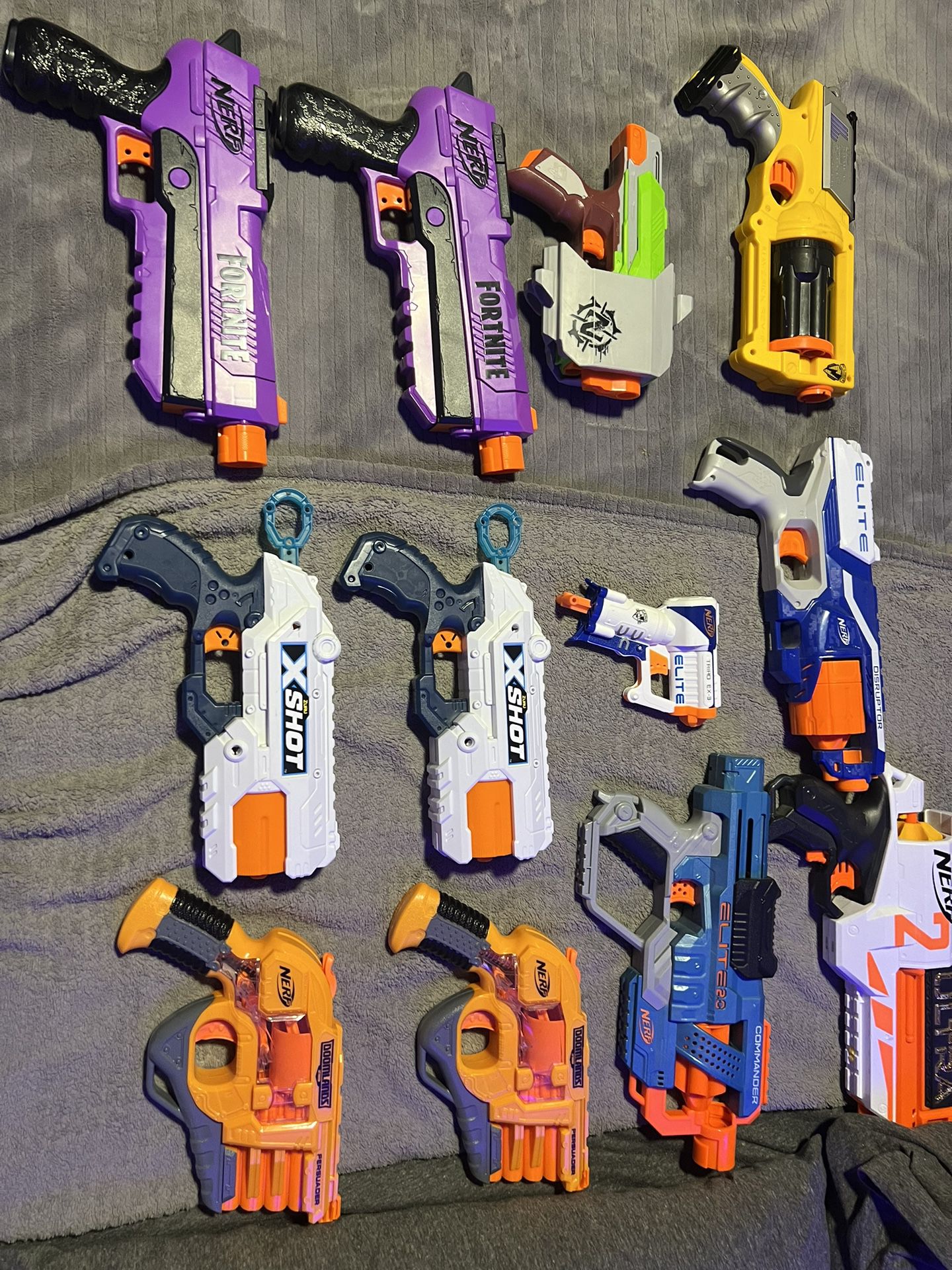Nerf and X Shot Pistole Pack