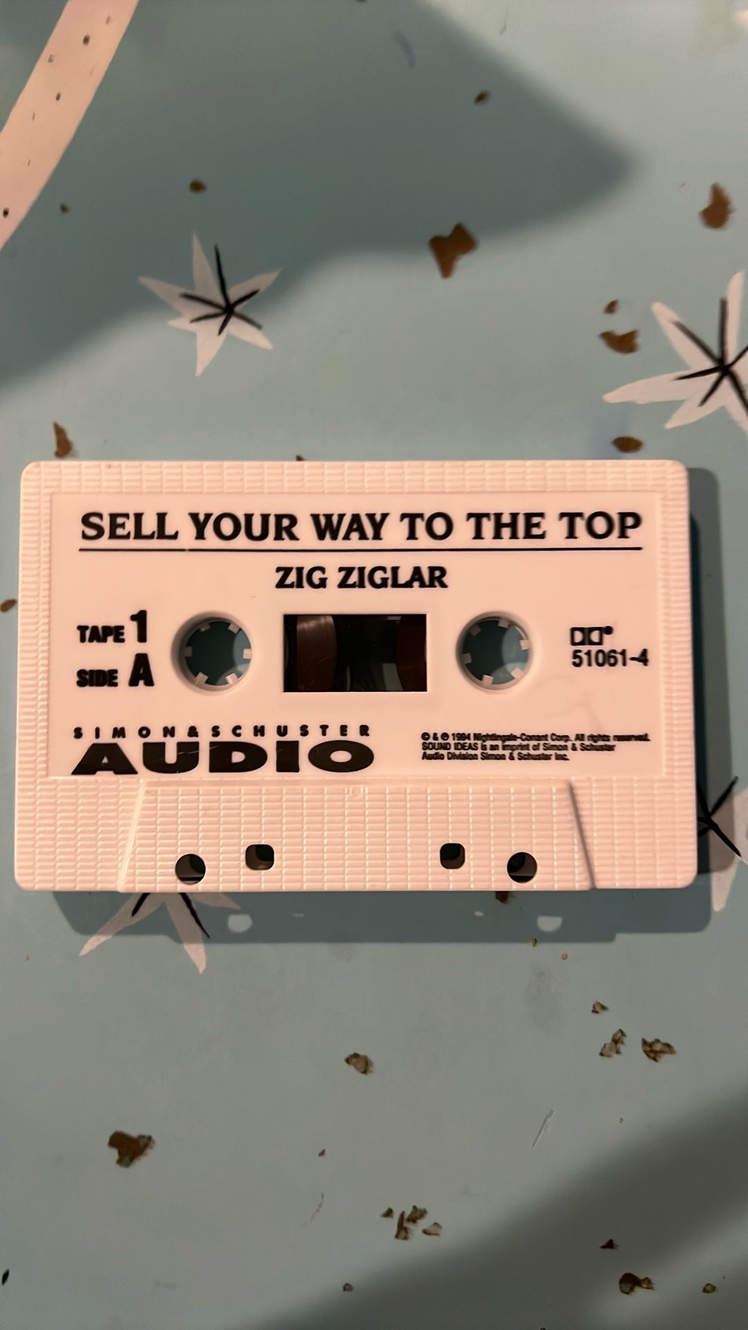 Sell Your Way To The Top By Zig Ziegler Spoken, Audio Cassette Case Not Included Excellent Condition