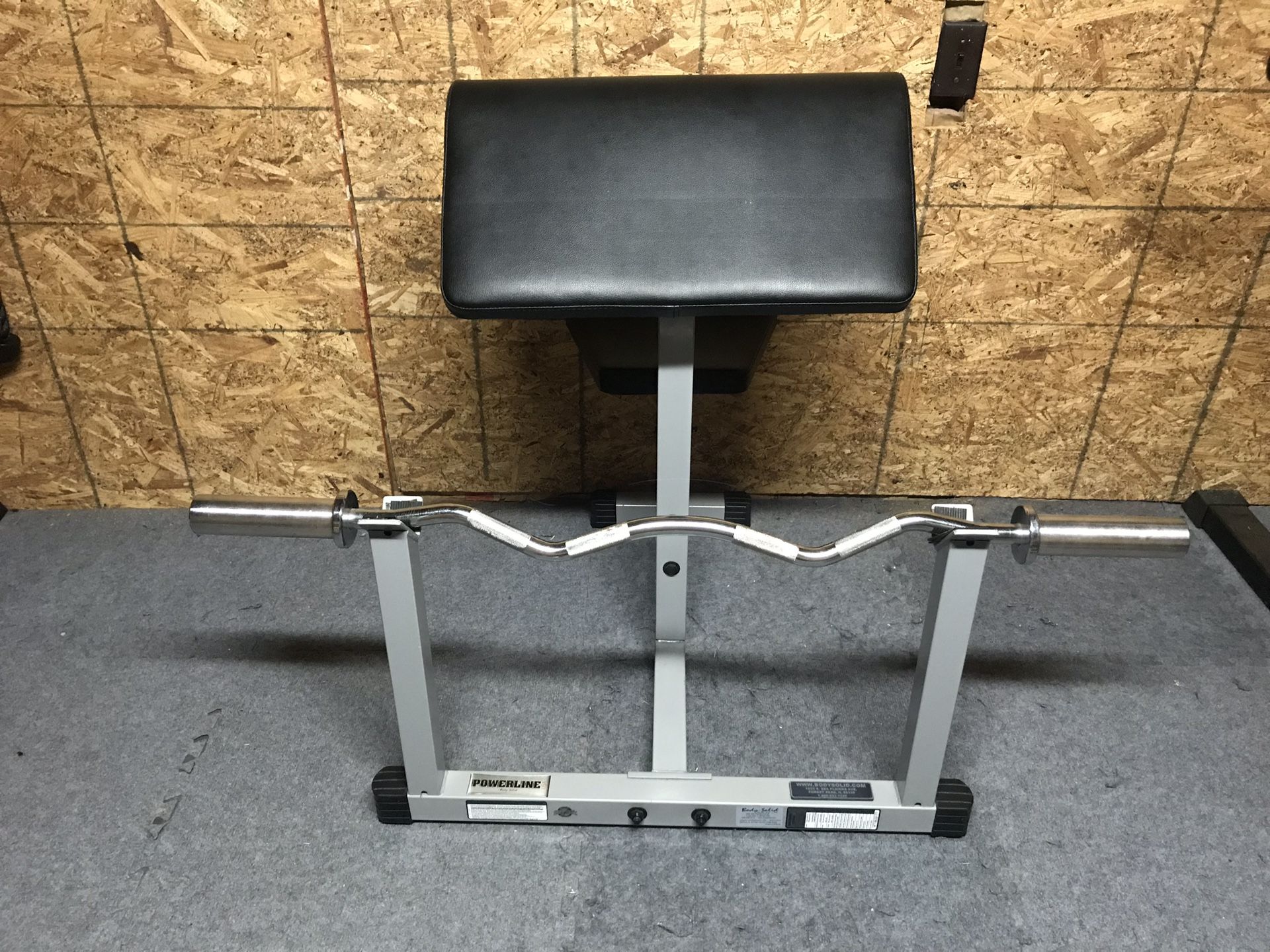 BodySolid Preacher curl bench