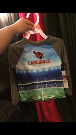 2T NFL team apparel Arizona Cardinals long sleeve kids shirt.