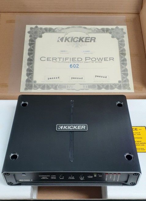 NEW! Kicker Q Class Mono Subwoofer Amplifier