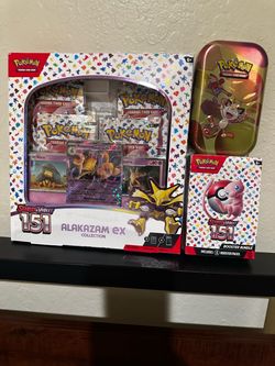 Pokemon 151 Booster Bundle & Alakazam EX & Mini Tin