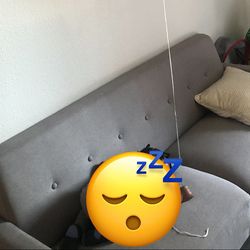 Small grey couch