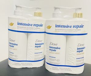 Dove shampoo and  conditioner 