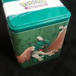 Pokemon Stacking Tin Grass Type